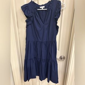 A loves A blue short sleeved dress